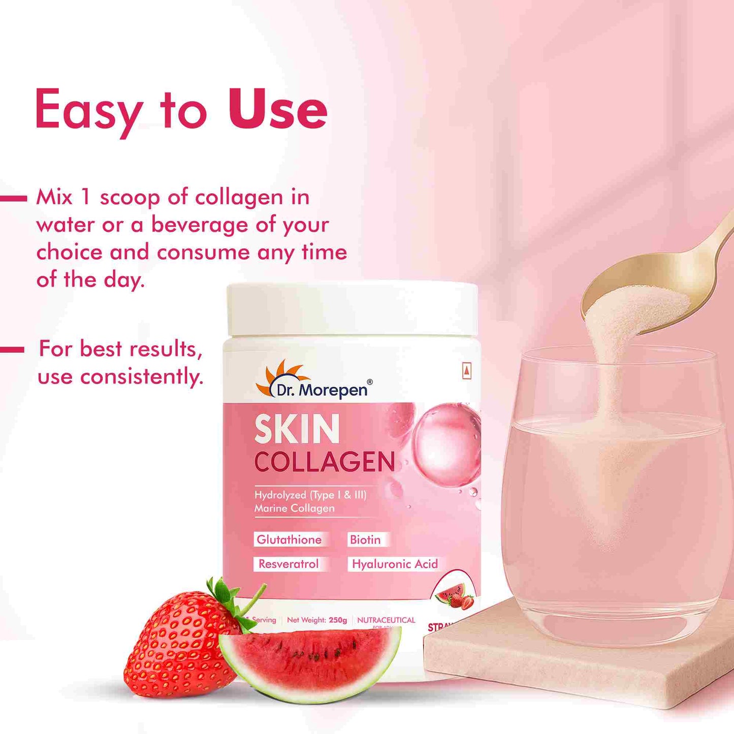 Skin Collagen Strawberry Watermelon