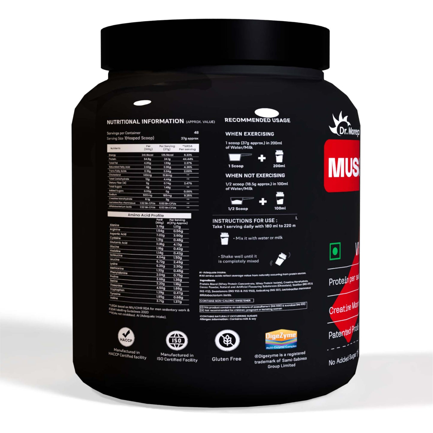 Nitro Whey Protein  Belgian Chocolate (1.81kg)