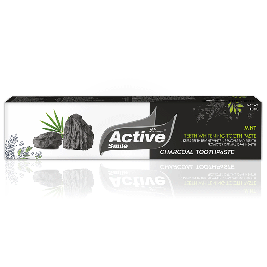 Active Smile Charcoal Toothpaste (100 Gms.)
