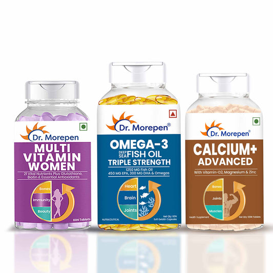 Omega-3 1250mg Triple Strength + Calcium+ Advanced