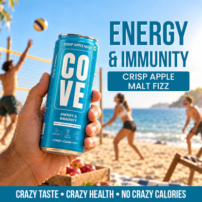 Cove Energy and Immunity Crisp Apple Malt