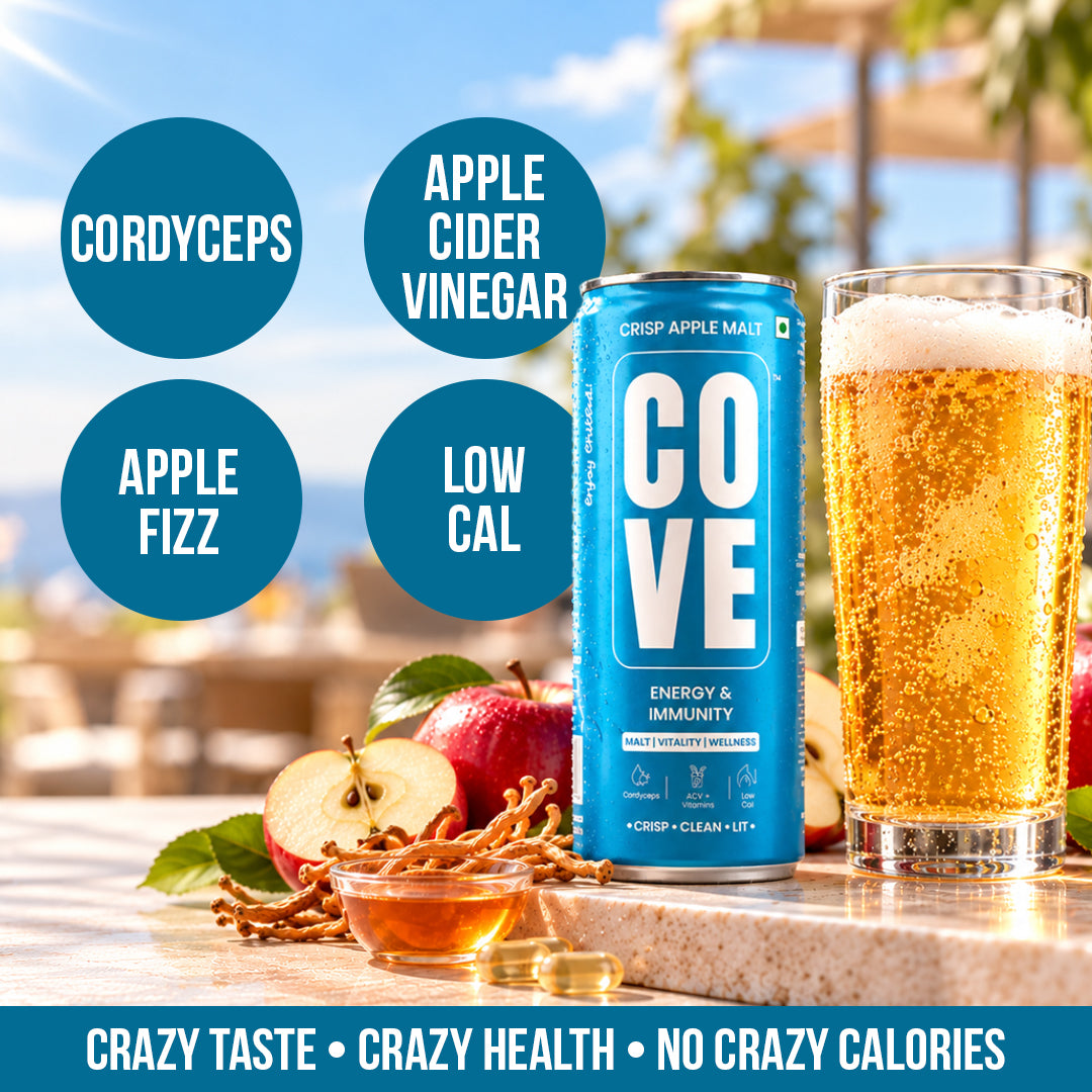 Cove Energy and Immunity Crisp Apple Malt
