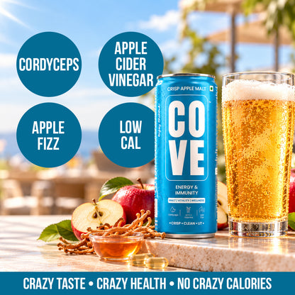Cove Energy and Immunity Crisp Apple Malt