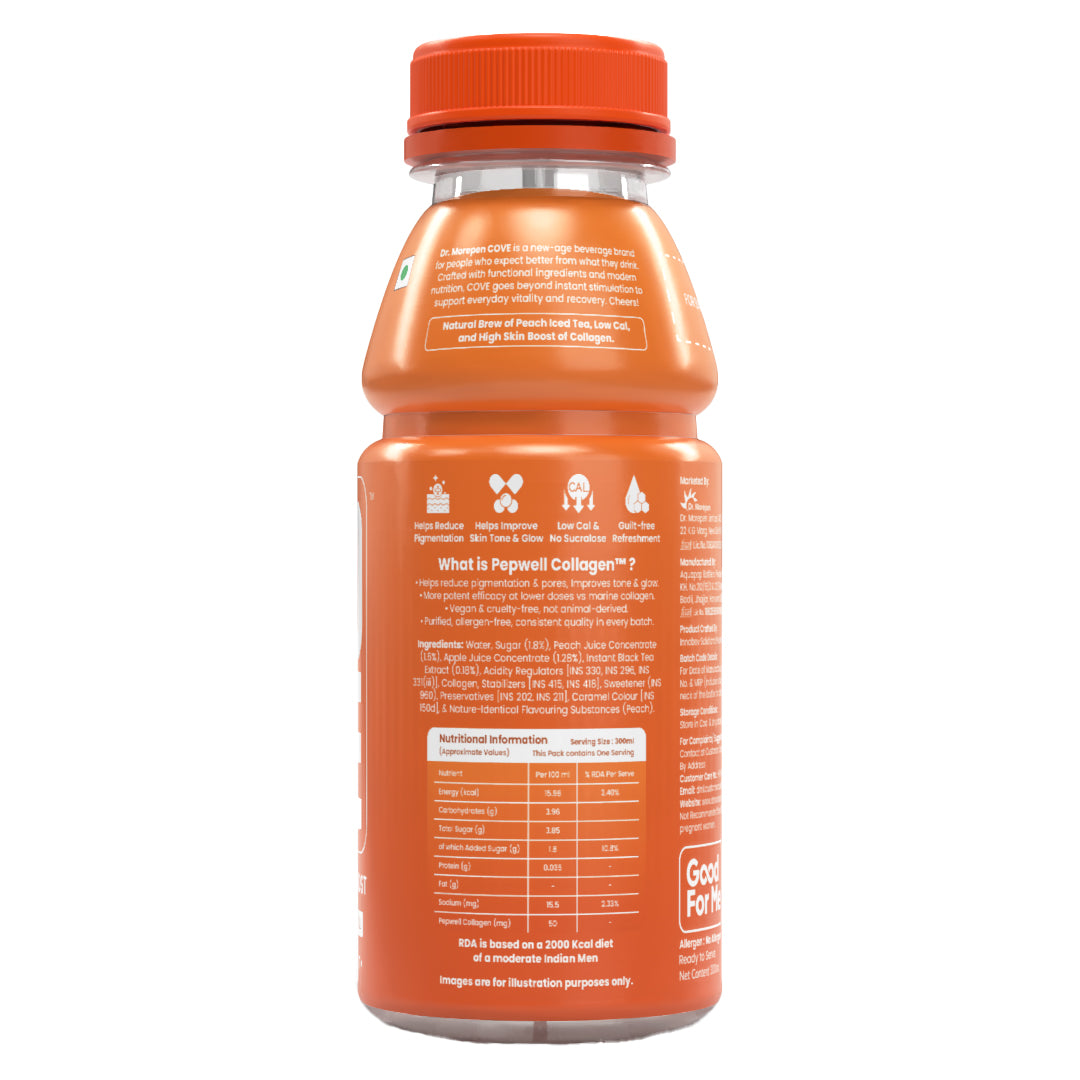 Cove Collagen Boost Peach Iced Tea