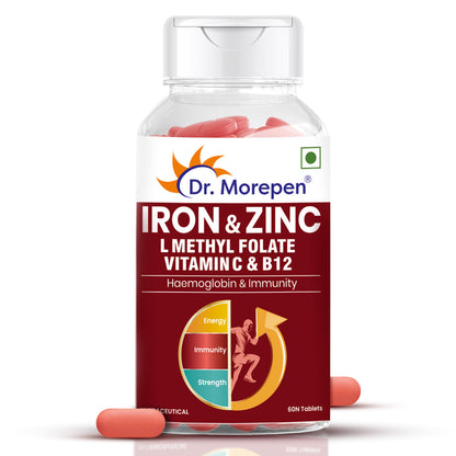 Iron & Zinc - 60 Veg Tablets