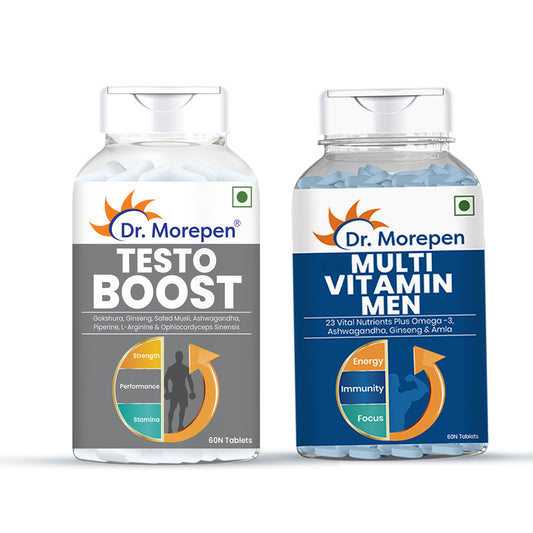 Testo Boost and Multivitamin Men -With Omega 3 & Herbs /Energy & Immunity Booste