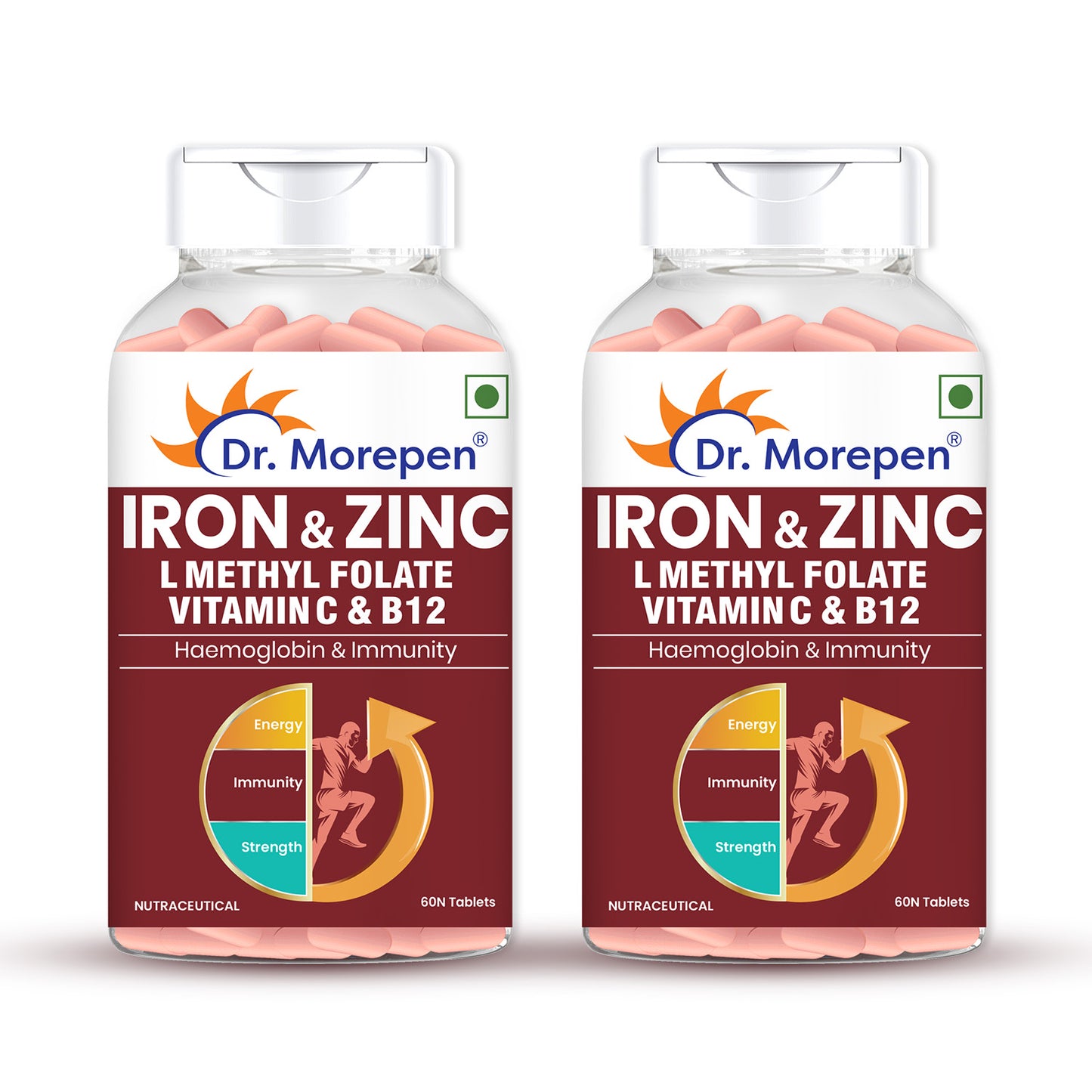 IRON & ZINC TAB 60S (PACK OF 2)