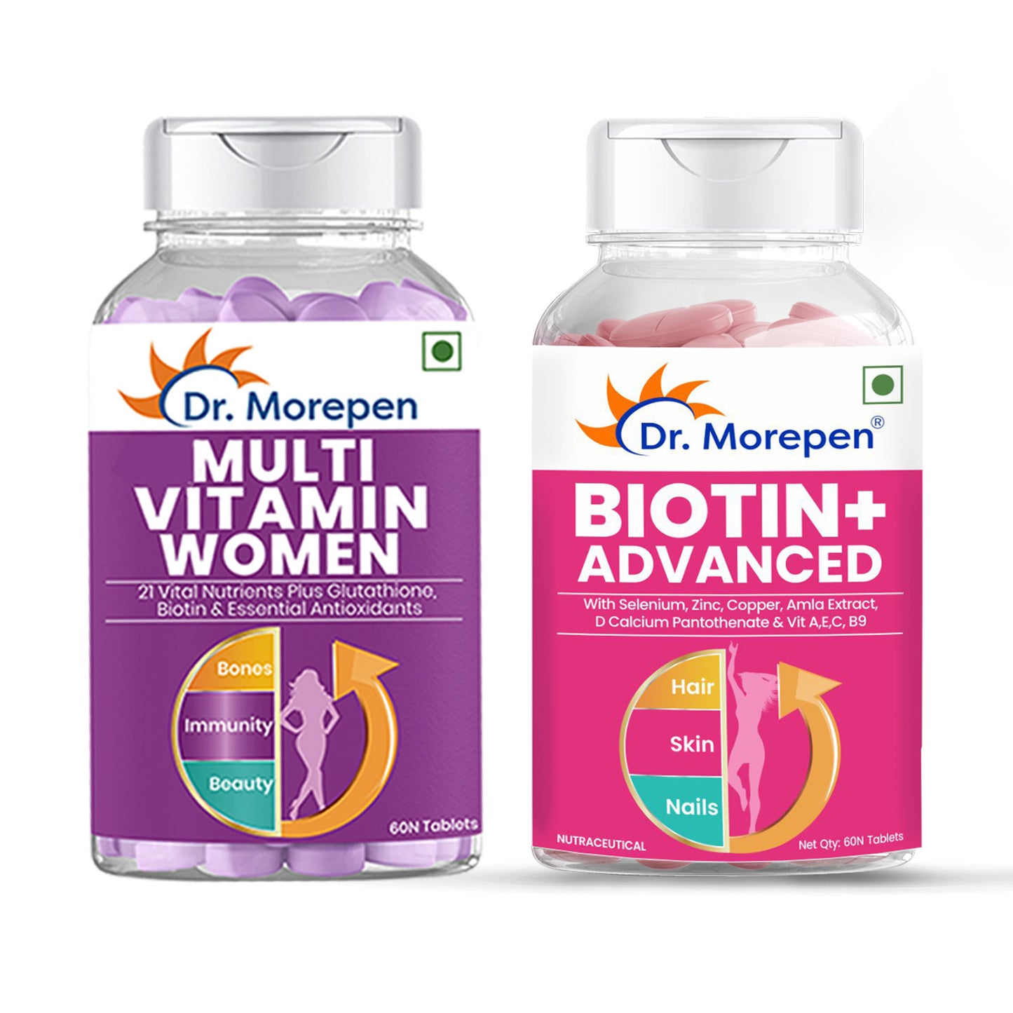 Multivitamin Women and Biotin+ Advanced