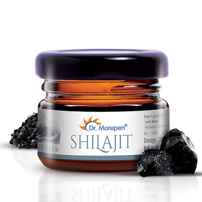Dr. Morepen Shilajit Resin – Best Shilajit for Energy, Stamina & Performance (15 gms)
