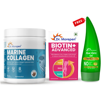 Biotin l Marine Collagen ( Free Aloe Vera Gel 120ml )