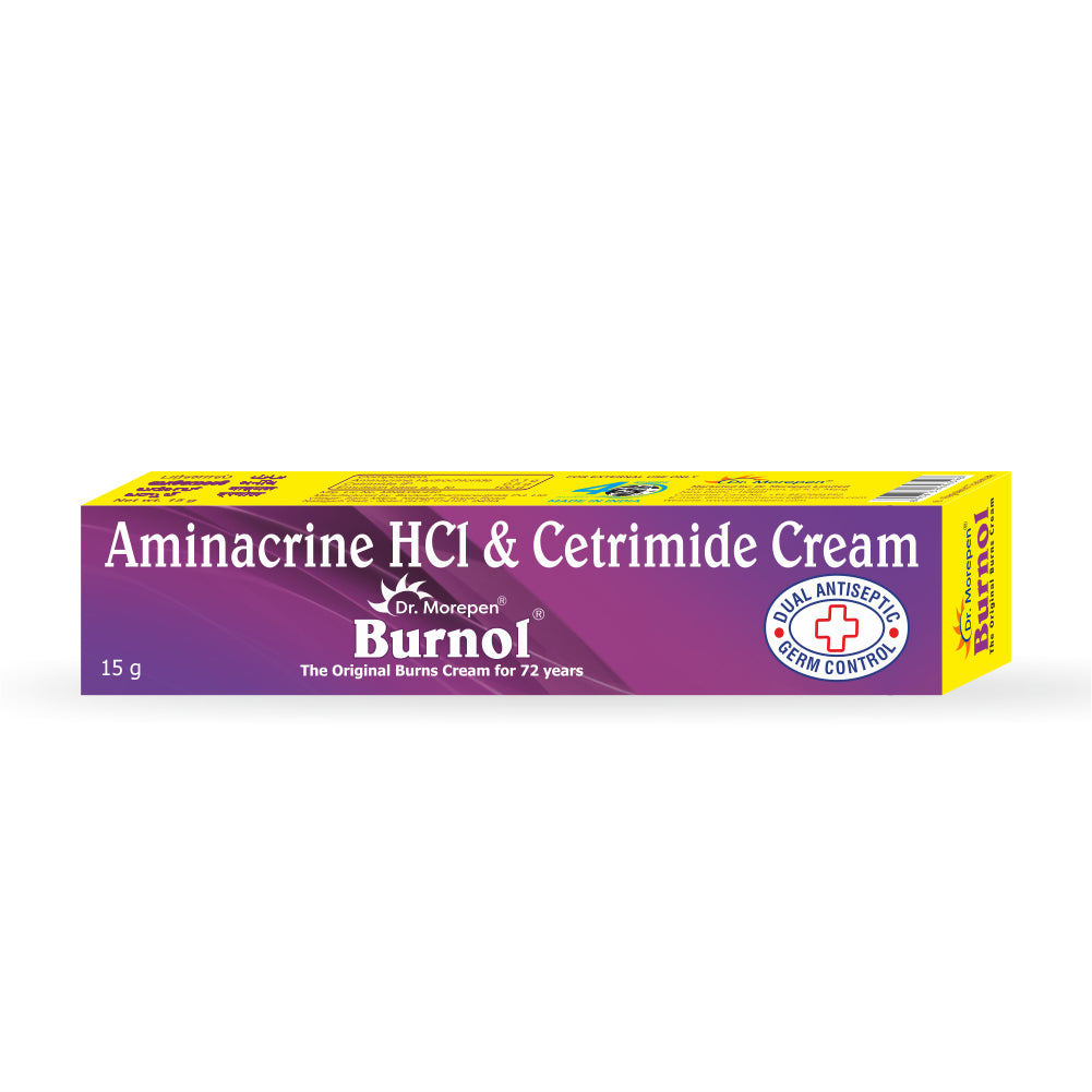 Dr. Morepen Burnol | Effective Relief from Minor Burn, Cuts or Wounds | Antimicrobial & Antiseptic | 15 Gms