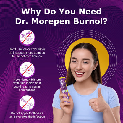 Dr. Morepen Burnol | Effective Relief from Minor Burn, Cuts or Wounds | Antimicrobial & Antiseptic | 25 Gms