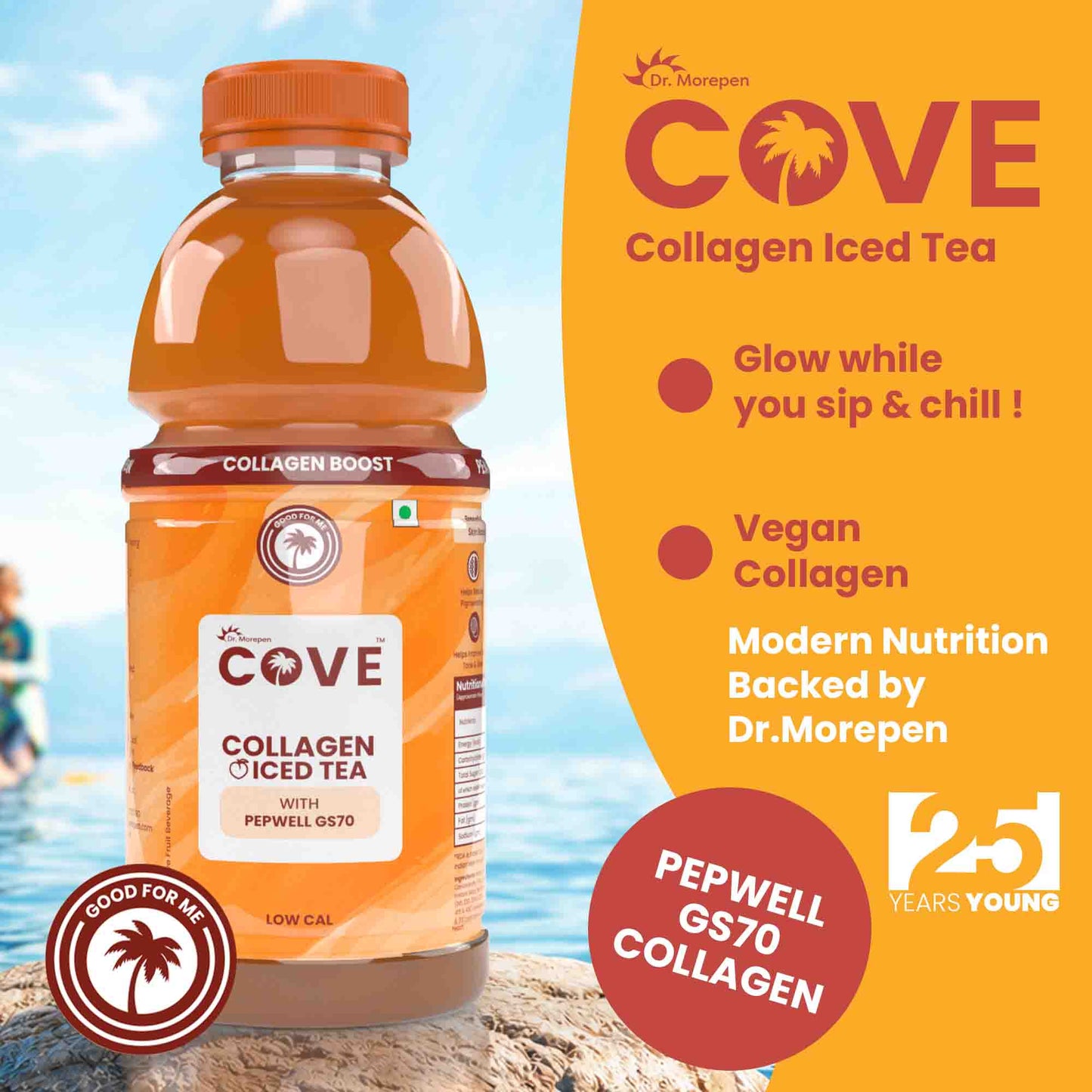 Cove Collagen Iced Tea (Pack of 3)