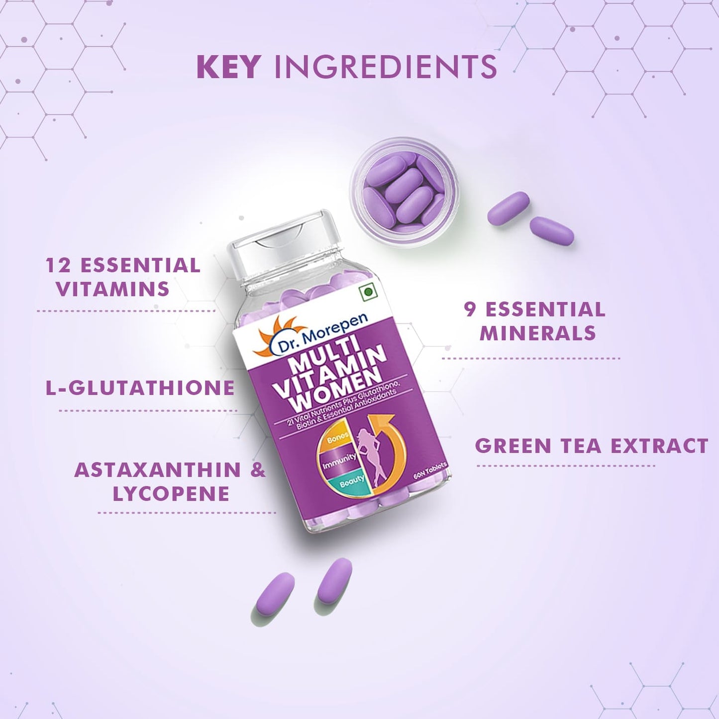 Multivitamin For Women - 60 Veg Tablets
