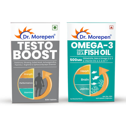 Testo Boost l Omega-500mg l ( Pack Of 2 )