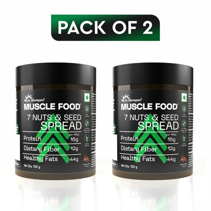 Muscle Food 7 Nut & Seed Spread Pack of 2