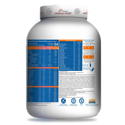 MUSCLE FOOD WHEY PROTEIN 1.81KG (MANGO DELIGHT)