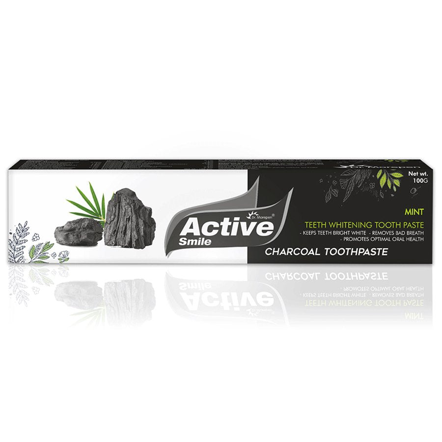 Active Smile Charcoal Toothpaste (100 Gms) – Dr Morepen