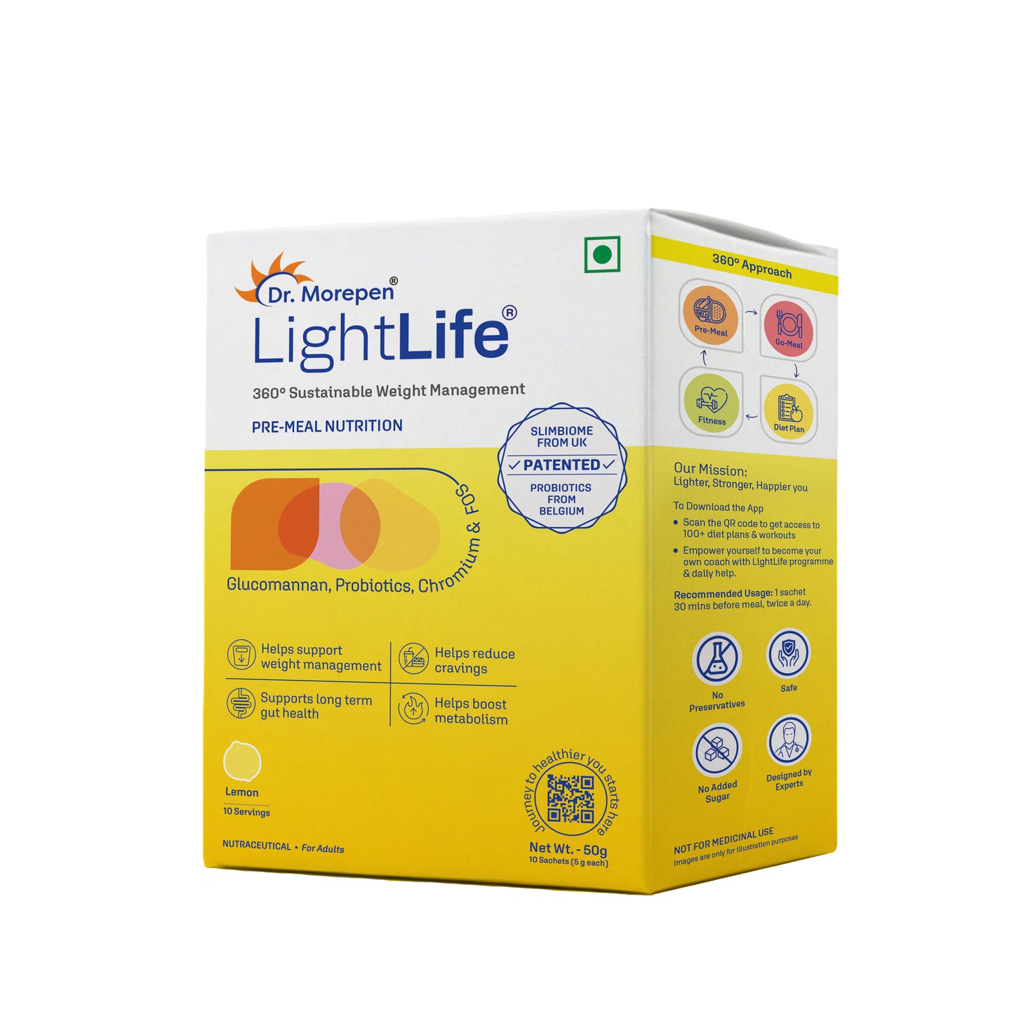 LightLife Pre-Meal Nutrition, Lemon Flavor