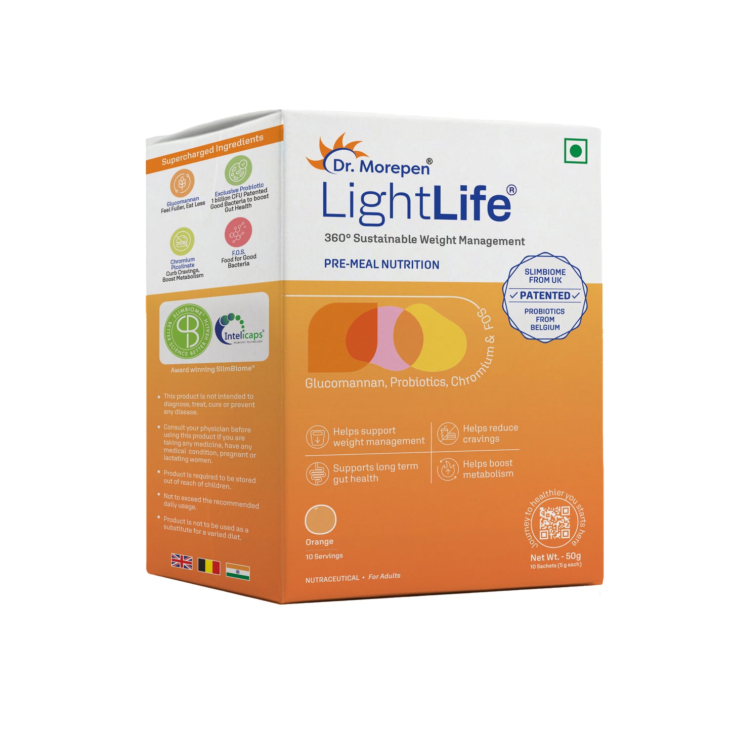 LightLife Pre-Meal Nutrition, Orange Flavor