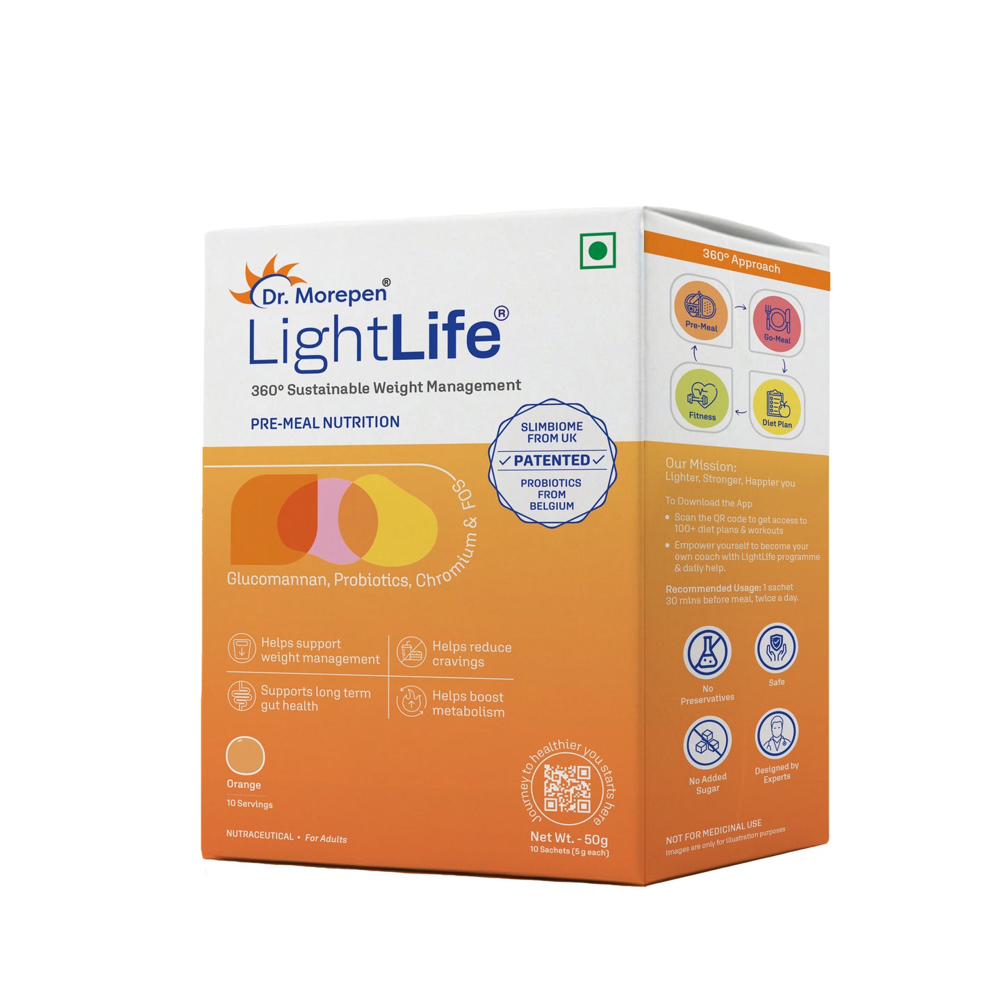 LightLife Pre-Meal Nutrition, Orange Flavor