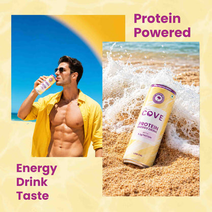 Cove Protein Energy Drink with 5.3g Protein (Pack of 3)
