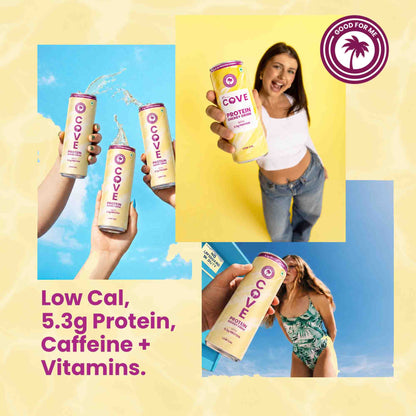 Cove Protein Energy Drink with 5.3g Protein (Pack of 3)