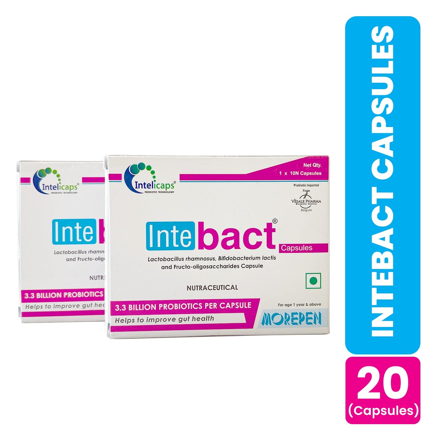 Intebact Probiotic Capsule 10s ( 2 Pack )