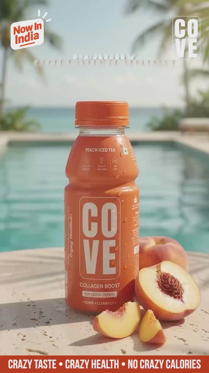 Cove Collagen Boost Peach Iced Tea